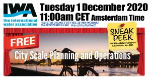 Join Chuck Hansen and an all-star team of water industry experts to help cities achieve and maintain water resiliency & sustainability.