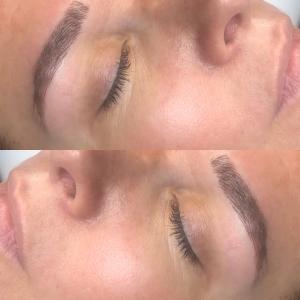 Bold Natural Looking Brows with Microblading