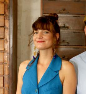 Natacha Seroussi, co-founder and designer of the “bobobark bag” from Laflore fashion