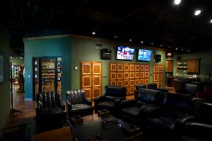 A look inside the cigar lounge at The Smoke Ring in Webster Texas