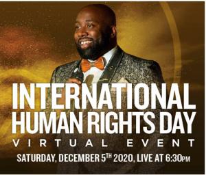 Human Rights Day awards ceremony, cohosted by United for Human Rights Florida President Christopher King.
