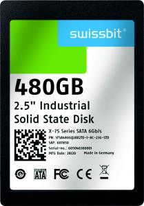 3D-NAND SATA 6 Gb/s SSD X-75 from Swissbit for demanding industrial applications