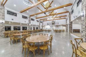 Bluebird Ranch features 10 guest cottages, chapel, gathering hall, and 4 residences.