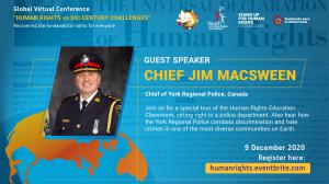 Chief Jim MacSween, Chief of York, Ontario, Regional Police