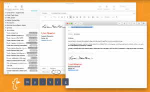 email signatures with TextExpander