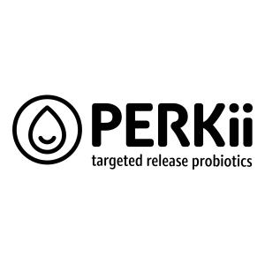 PERKii Targeted Release Probiotics logo.