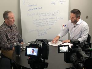 Dr. Carberry and Dr. Huntington filmed training videos to help all doctors to get through the early days of the COVID shutdown and use it as an opportunity to expand.