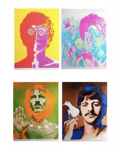 The Beatles, Richard Avedon poster/print set commissioned by The Beatles merchandising company NEMS, each 27in x 18¾ in, 1967. Est. for set: $1,500-$2,000