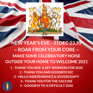 ROAR FROM YOUR CORE AS WE LEAVE THE EEC