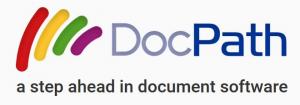 DocPath logo - A step ahead in document software