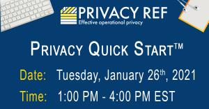 Privacy Ref Quick Start Free Training