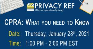 Privacy Ref CPRA Free webinar
