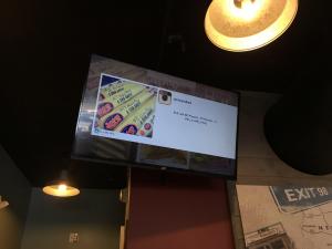 Covid-Free TV in a Restaurant Setting