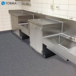 stainless steel countertop wet lab