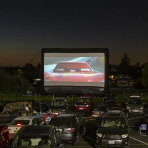 drive-in movie under the stars