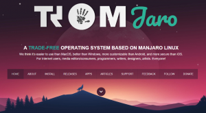 A TRADE-FREE Operating System based on MANJARO Linux