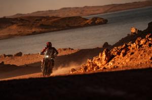 Marc Calmet del Rieju Team en la etapa 9  del Dakar's 2021