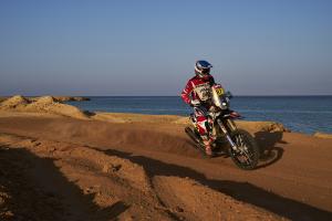 Oriol Menadel Rieju Team en la etapa 9  del Dakar's 2021