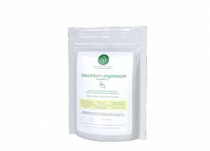 Bilberry extract, also called Vaccinium uliginosum, sold by Linden Botanicals