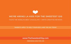 Our High Purpose Kid Love Work Program is a Rewarding Experience Specially Suited for Grateful Professional Working Families that Love Preparing Their Kids to Succeed in Life #thesweetestgig www.TheSweetestGig.com