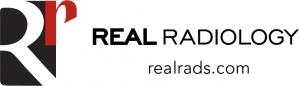 Official REAL Radiology Logo 3 Color Horizontal Includes realrads.com url