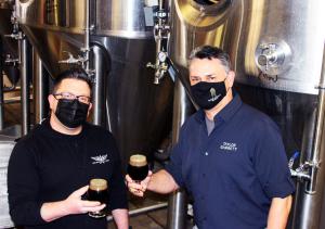 Scott Feuille and Zach Guilmette for Taylor Garrett Special Release Whiskey Collaboration X Canteen Brewhouse