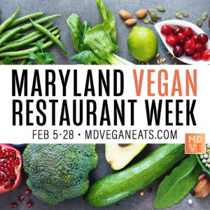 MD Vegan Restaurant Week Poster