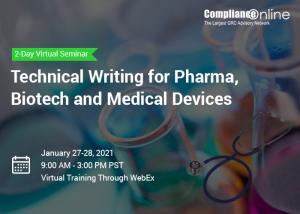 Technical Writing for Pharma, Biotech and Medical Devices