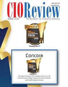 Concora Most Promising Construction Tech Solution Provider of 2020