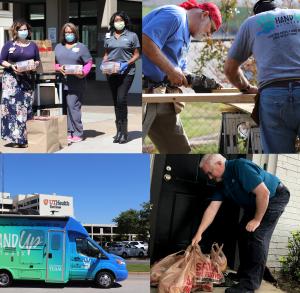 Hand Up Network Teams respond to people in need during the Covid 19 Pandemic