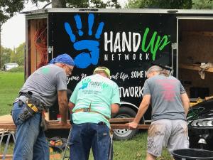 Hand Up Network Response Teams at work serving East Texans in their time of need.