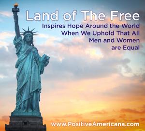 Share With Like-Minded Family and Friends #landofthefree #equality #positiveamericana www.PositiveAmericana.com