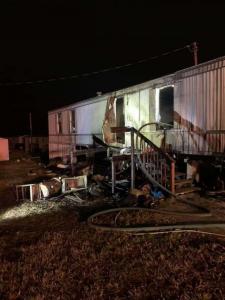 Frontline Workers Home After Fire