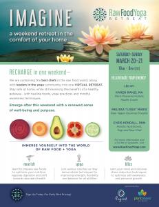 Raw Food Yoga Virtual Retreat - March 20/21, 2021