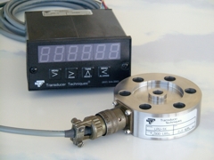 LPU Low Profile Universal Load Cell and DPM-3 panel-mount meter.