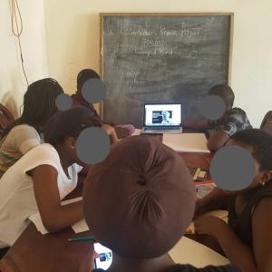 One of the Cameroon Peace Project's home-based micro-campuses