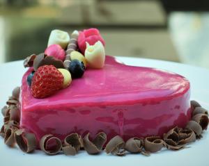 Valentine's Chocolate Opera Cake