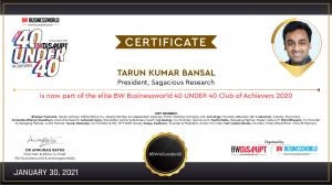 Tarun Kumar Bansal - Elite BW Disrupt 40 Under 40 Club