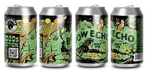 photo of a can of Bow Echo Hazy IPA