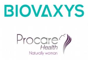 Biovaxys and Procare Health (logos as shown) have announced a collaboration.