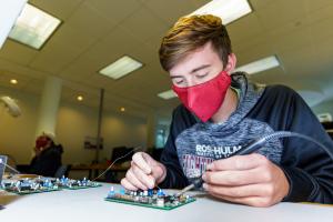 Student interns work on a variety of projects at Rose-Hulman Ventures