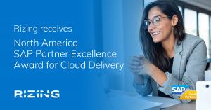Rizing Receives SAP Partner Excellence Award for Cloud Delivery