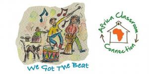 We got the beat Africa Classroom Connection Drumming event logo