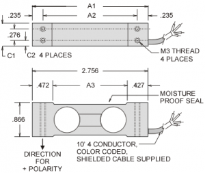 LSP Series Beam Load Cell Specifications