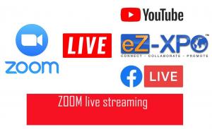 Zoom Live Streaming for Virtual Trade Show and Conference