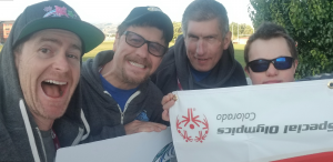 Shaun with athletes Ian Jeff and Tim