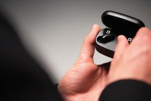 Lytte HarmoniQ in the charging case