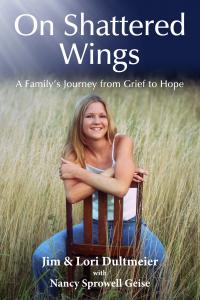 Book cover of 19-year-old Jennifer Dultmeier shortly before she was killed in a drinking/driving accident. The driver was Jennifer's best friend since their childhood.  Photo taken in Topeka, Kansas