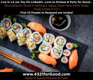 Today is 4 3 2 1 the Perfect Day to Attend The Ultimate Now or Never Foodie Party #kickassforgood #partyforgood #4321forgood www.4321forGood.com