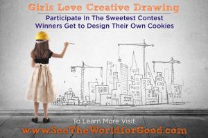 Girls Participate in Creative Contest Winners Land Opportunity to Work With Nicole Borota #jerseycookiegirl #seetheworldforgood www.SeetheWorldforGood.com